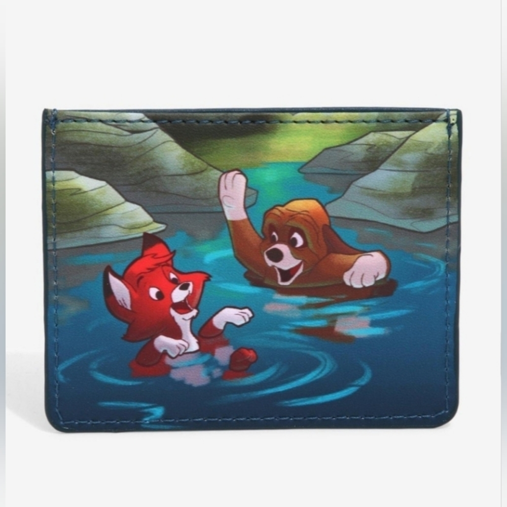 🎉❗️SALE❗️🎉 Loungefly Disney The Fox and the Hound Splash Cardholder